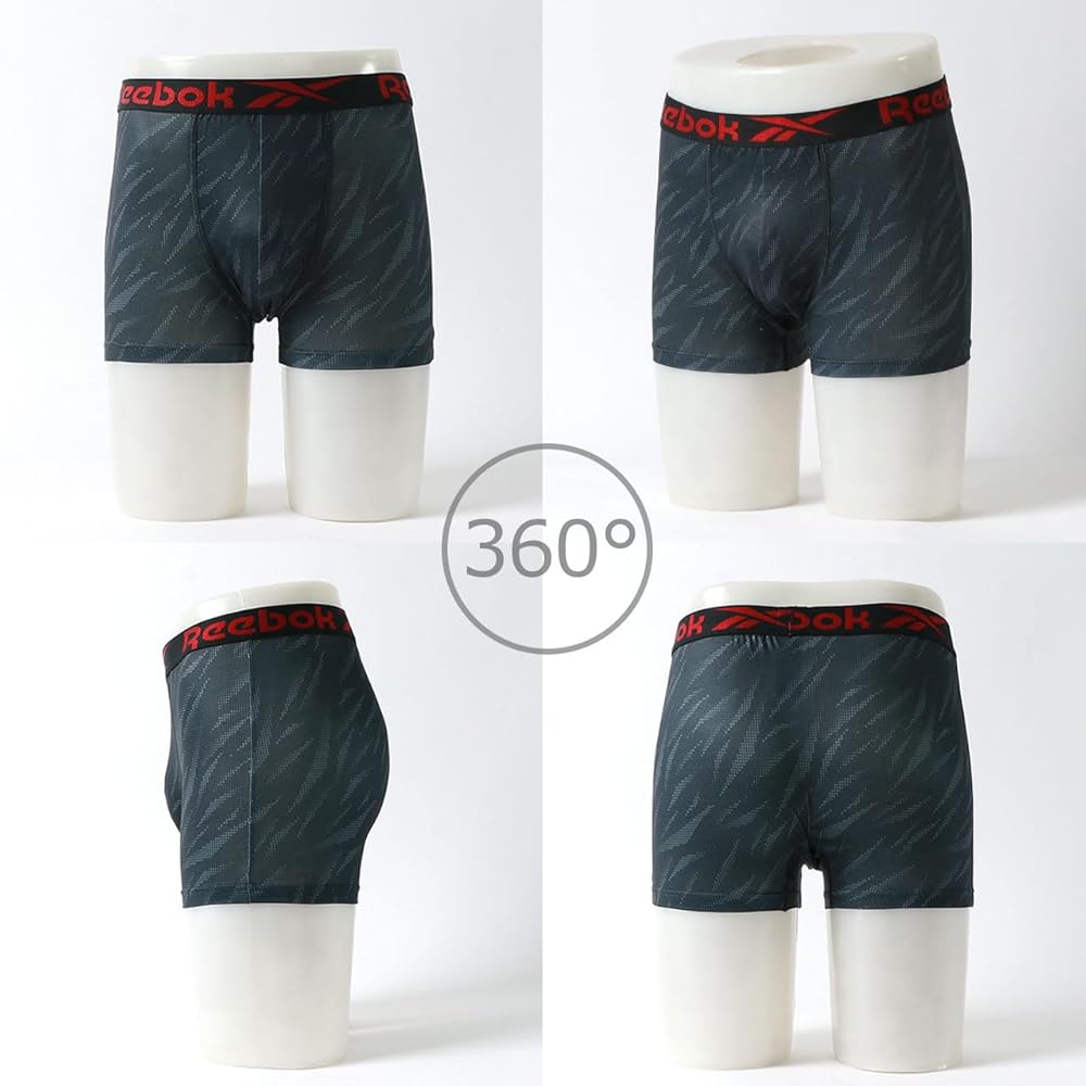 Amazon | Reebok(リーボック)ボクサーパンツメンズM-6L3枚組前
